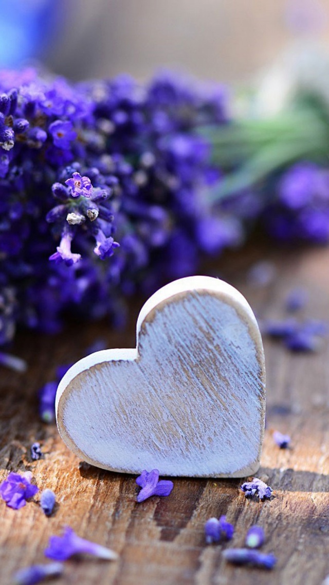 0927 Bouquet Lavender Heart